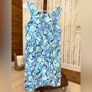 Lily Pulitzer, Mila Indigo Sunset Shift, Size 4